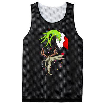 Christmas Nurse Obgyn Nurse Reindeer Speculum Xmas Lights Mesh Reversible Basketball Jersey Tank