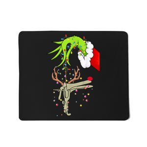 Christmas Nurse Obgyn Nurse Reindeer Speculum Xmas Lights Mousepad