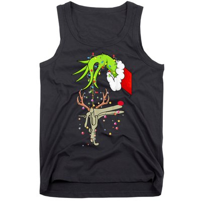 Christmas Nurse Obgyn Nurse Reindeer Speculum Xmas Lights Tank Top