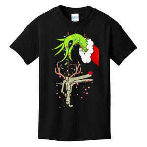 Christmas Nurse Obgyn Nurse Reindeer Speculum Xmas Lights Kids T-Shirt