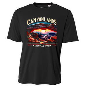 Canyonlands National Park Sunset Landscape Graphic Cooling Performance Crew T-Shirt