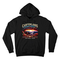 Canyonlands National Park Sunset Landscape Graphic Hoodie