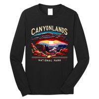 Canyonlands National Park Sunset Landscape Graphic Long Sleeve Shirt