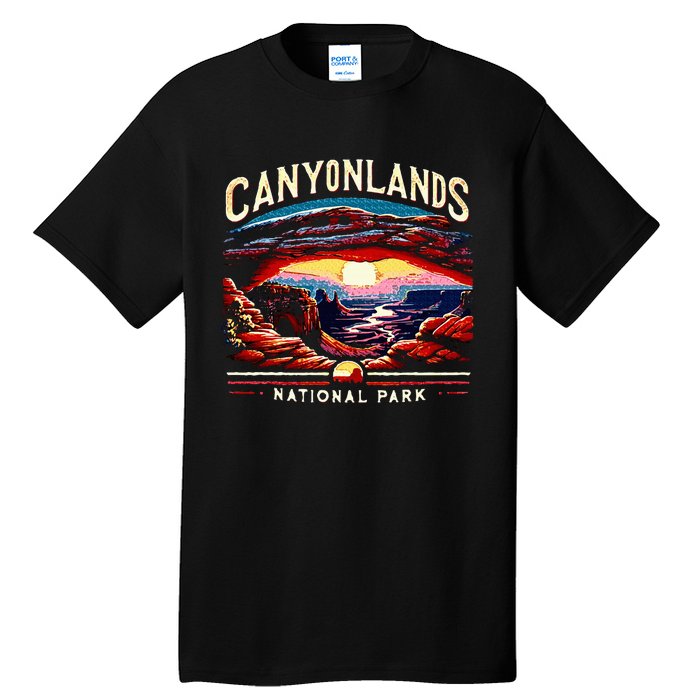 Canyonlands National Park Sunset Landscape Graphic Tall T-Shirt