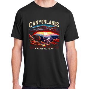 Canyonlands National Park Sunset Landscape Graphic Adult ChromaSoft Performance T-Shirt