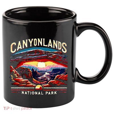 Canyonlands National Park Sunset Landscape Graphic 11oz C Handle Ceramic Mug