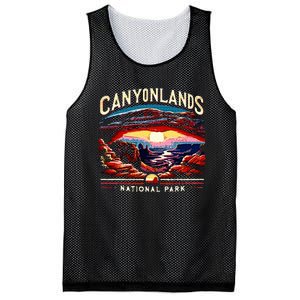 Canyonlands National Park Sunset Landscape Graphic Mesh Reversible Basketball Jersey Tank