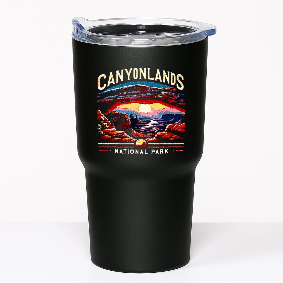 Canyonlands National Park Sunset Landscape Graphic Tumbler