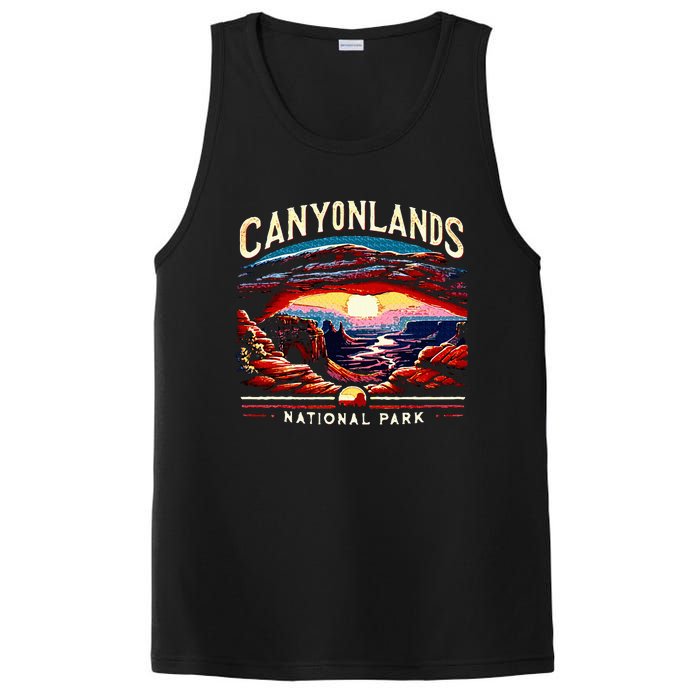 Canyonlands National Park Sunset Landscape Graphic PosiCharge Competitor Tank