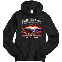 Canyonlands National Park Sunset Landscape Graphic Tie Dye Hoodie