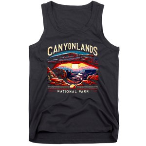 Canyonlands National Park Sunset Landscape Graphic Tank Top