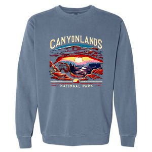 Canyonlands National Park Sunset Landscape Graphic Garment-Dyed Sweatshirt