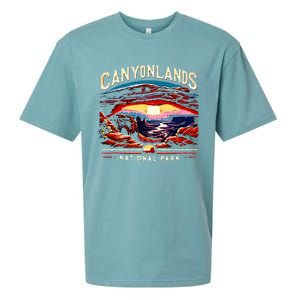 Canyonlands National Park Sunset Landscape Graphic Sueded Cloud Jersey T-Shirt