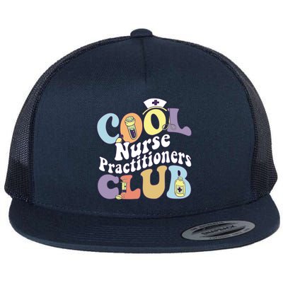 Cool Nurse Practitioners Club Rn Registered Nurse Squad Cool Gift Flat Bill Trucker Hat