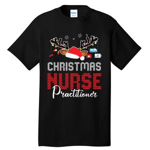 Christmas Nurse Practitioner Christmas Xmas Np Rn Nursing Tall T-Shirt