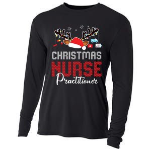 Christmas Nurse Practitioner Christmas Xmas Np Rn Nursing Cooling Performance Long Sleeve Crew