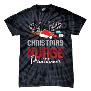 Christmas Nurse Practitioner Christmas Xmas Np Rn Nursing Tie-Dye T-Shirt