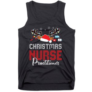 Christmas Nurse Practitioner Christmas Xmas Np Rn Nursing Tank Top