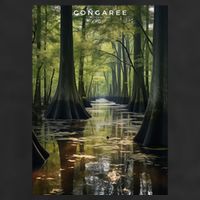 Congaree National Park 7 Panel Mesh Trucker Snapback Hat