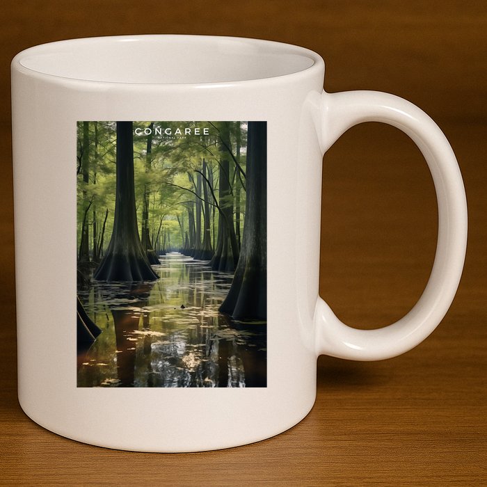Congaree National Park 11oz C Handle Ceramic Mug