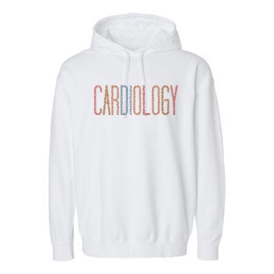 Cardiology Nurse Practitioner Funny Medical Assistant Cool Gift Garment-Dyed Fleece Hoodie