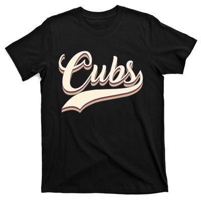 Cubs Name Personalized Vintage Retro Cubs Sport Name T-Shirt