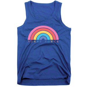 Cute Nurse Power Rainbow Nursing Nursery Funny Gift Cool Gift Tank Top