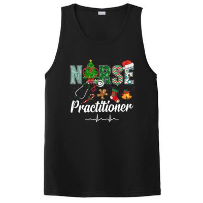 Christmas Nurse Practitioner Scrubs Nurse Xmas Stethoscope Great Gift PosiCharge Competitor Tank