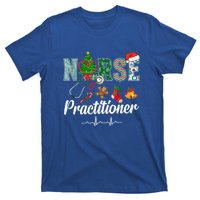 Christmas Nurse Practitioner Scrubs Nurse Xmas Stethoscope Great Gift T-Shirt