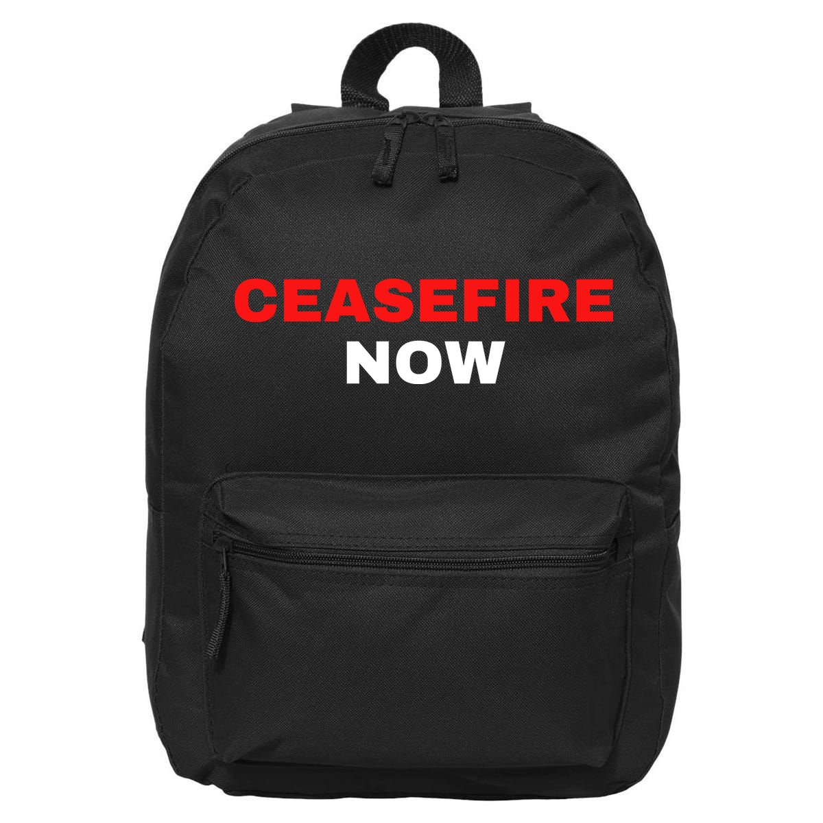 Ceasefire Now Palestine 16 in Basic Backpack