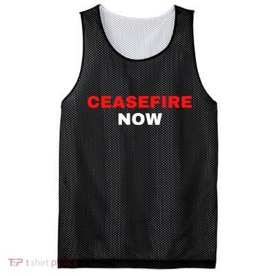 Ceasefire Now Palestine Mesh Reversible Basketball Jersey Tank