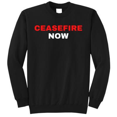 Ceasefire Now Palestine Tall Sweatshirt