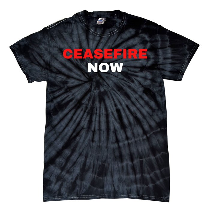 Ceasefire Now Palestine Tie-Dye T-Shirt