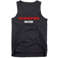 Ceasefire Now Palestine Tank Top