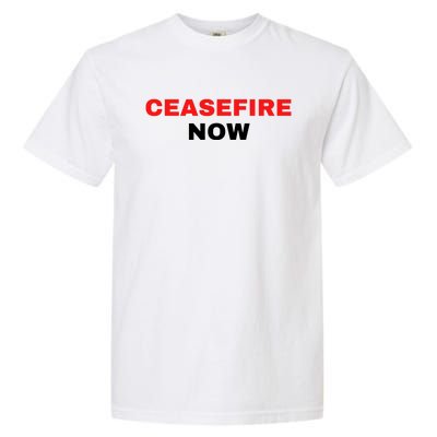 Ceasefire Now Palestine Garment-Dyed Heavyweight T-Shirt