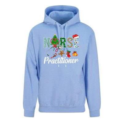 Christmas Nurse Practitioner Scrubs Nurse Xmas Stethoscope Funny Gift Unisex Surf Hoodie