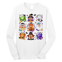 Chicken Nuggets Pumpkin Halloween 90S Vintage Long Sleeve Shirt