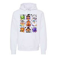 Chicken Nuggets Pumpkin Halloween 90S Vintage Premium Hoodie