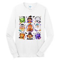 Chicken Nuggets Pumpkin Halloween 90S Vintage Tall Long Sleeve T-Shirt