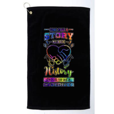 Caregiver Nursing Practitioner Carer Nurse Assistant History Platinum Collection Golf Towel