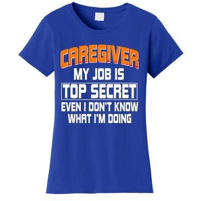 Caregiver Nursing Practitioner Nanny Carer Nurse Assistant Meaningful Gift Women's T-Shirt