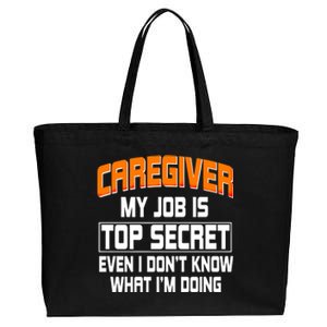 Caregiver Nursing Practitioner Nanny Carer Nurse Assistant Meaningful Gift Cotton Canvas Jumbo Tote