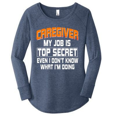 Caregiver Nursing Practitioner Nanny Carer Nurse Assistant Meaningful Gift Women's Perfect Tri Tunic Long Sleeve Shirt