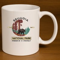 California National Park Sequoia 11oz C Handle Ceramic Mug