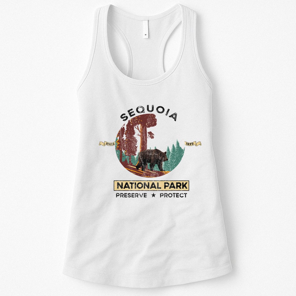 California National Park Sequoia Womens Tank Top