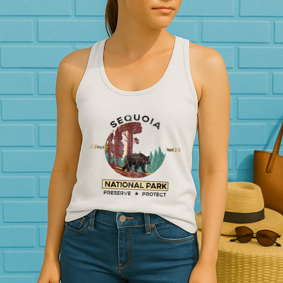California National Park Sequoia Womens Tank Top