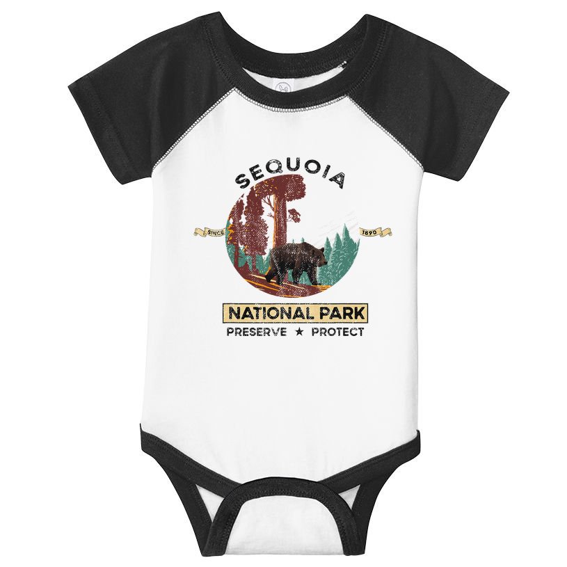 California National Park Sequoia Infant Baby Jersey Bodysuit