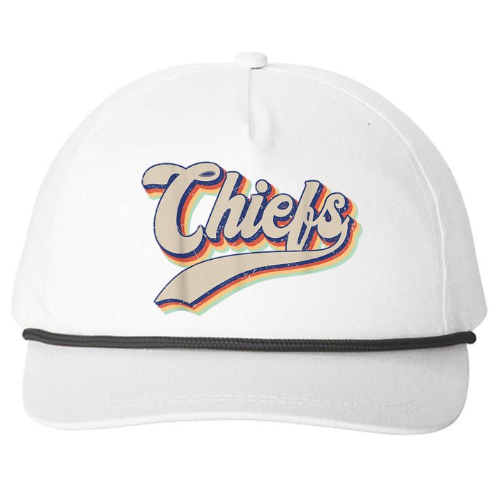 Chiefs Name Personalized Vintage Retro Gift M.e.n WoM.e.n Snapback Five-Panel Rope Hat