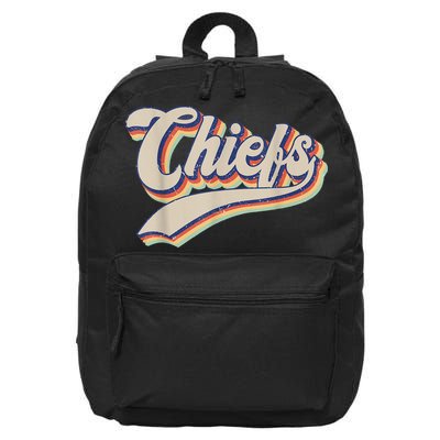 Chiefs Name Personalized Vintage Retro Gift M.e.n WoM.e.n 16 in Basic Backpack
