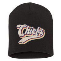 Chiefs Name Personalized Vintage Retro Gift M.e.n WoM.e.n Short Acrylic Beanie